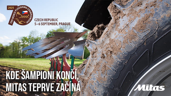 Mitas partners with World Ploughing Championship 2025 PR banner_CZ