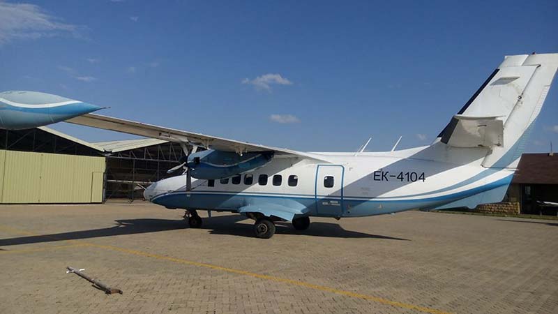 Un exploitant d’avion l 410 UVPE – au sud-soudan Mitas